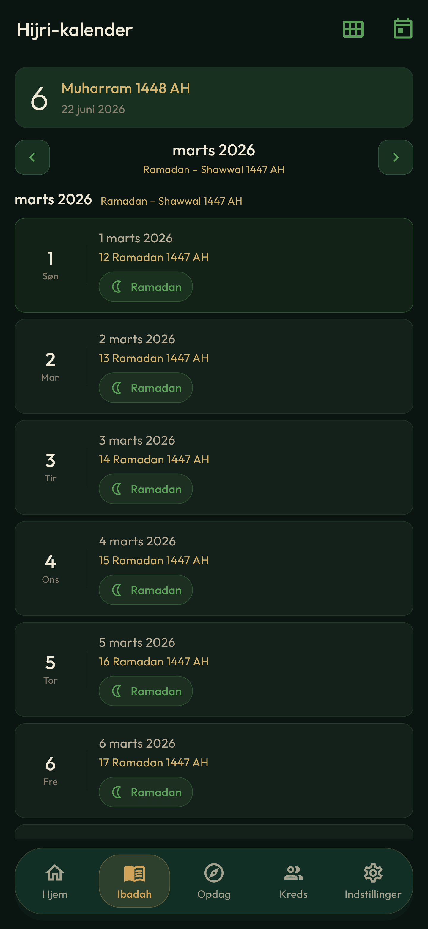 Calendar