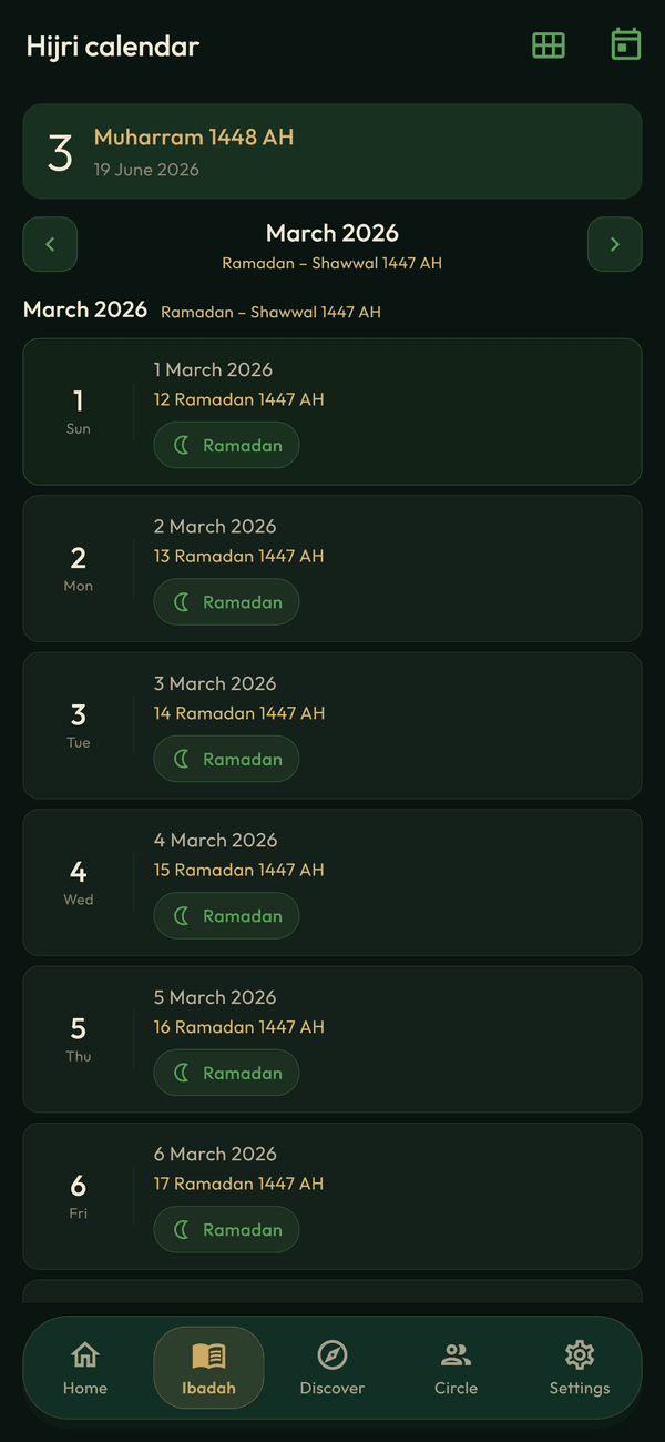 Calendar
