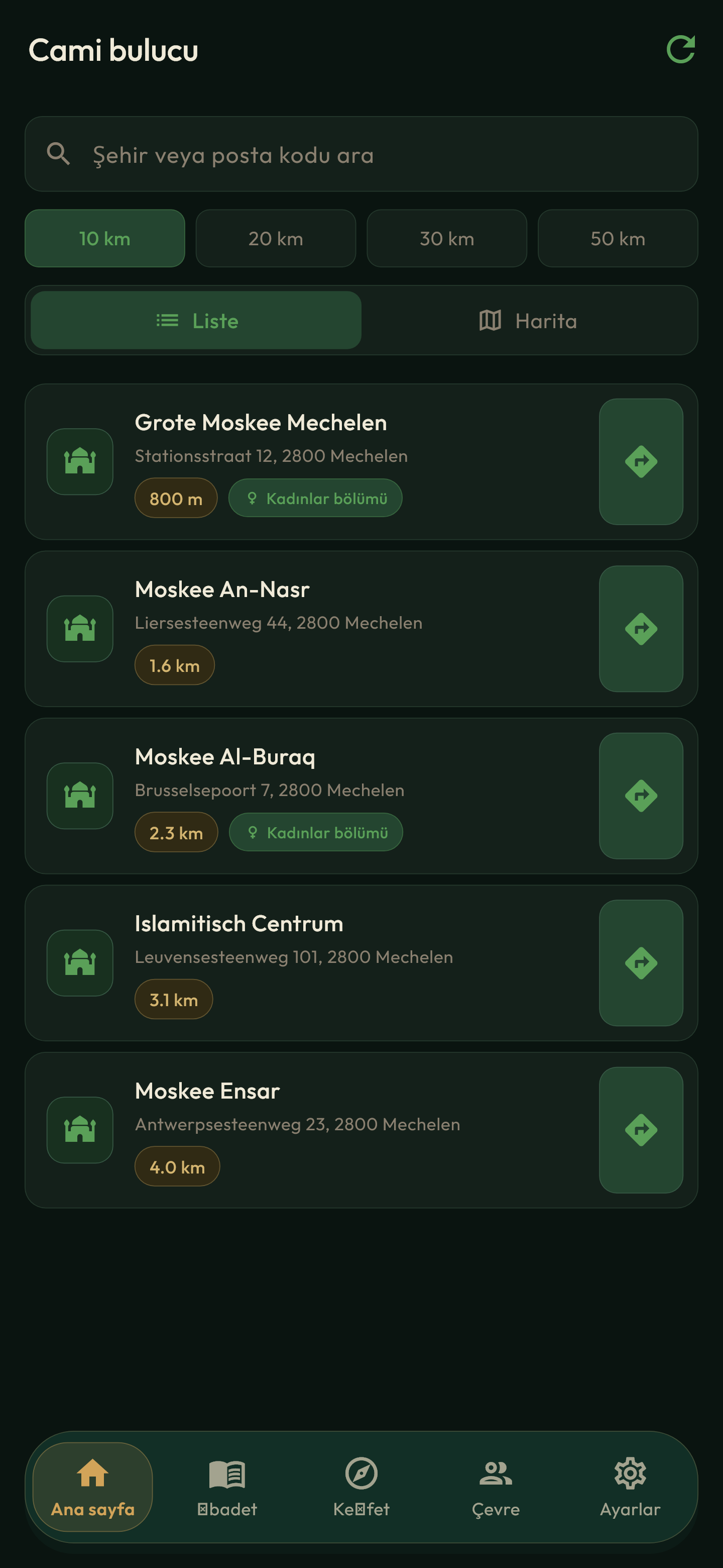 Mosque finder