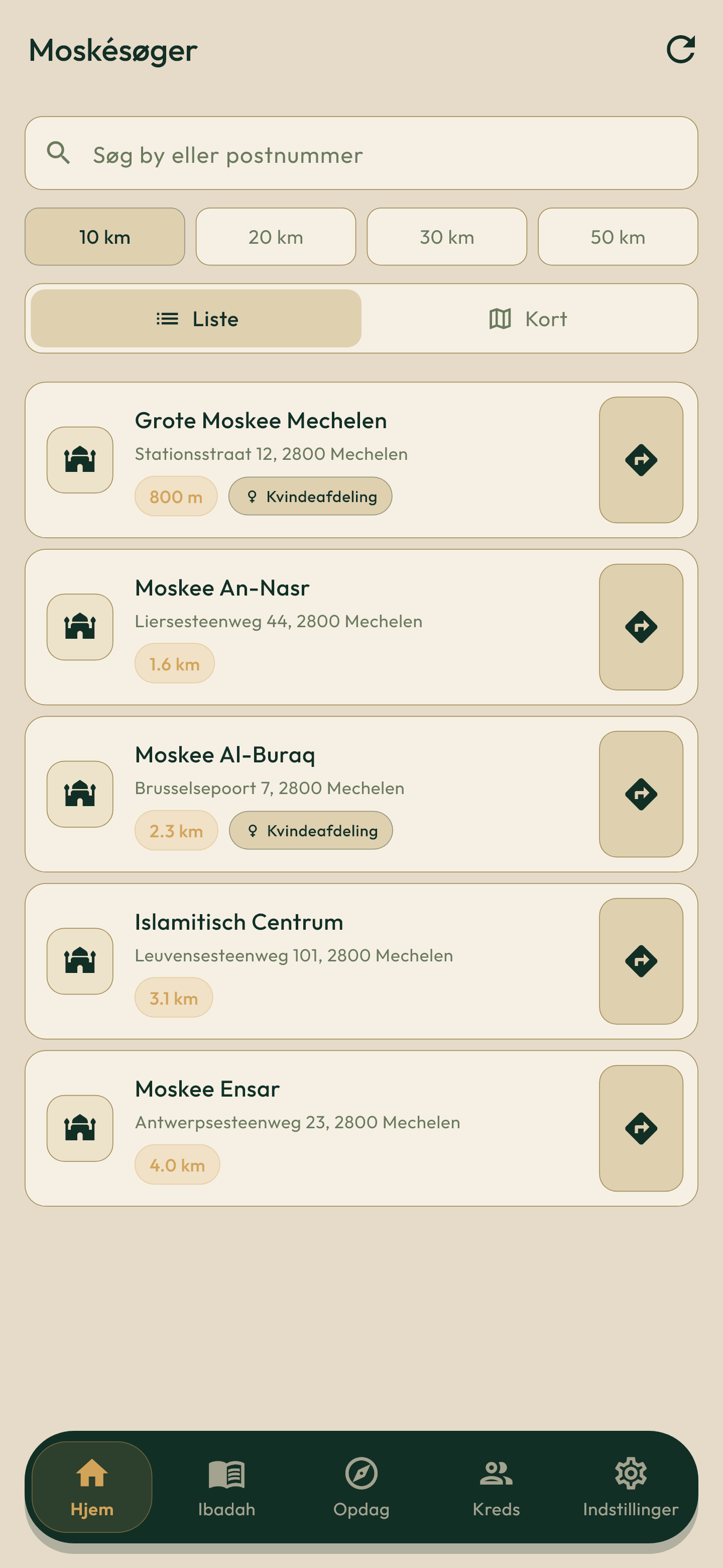 Mosque finder