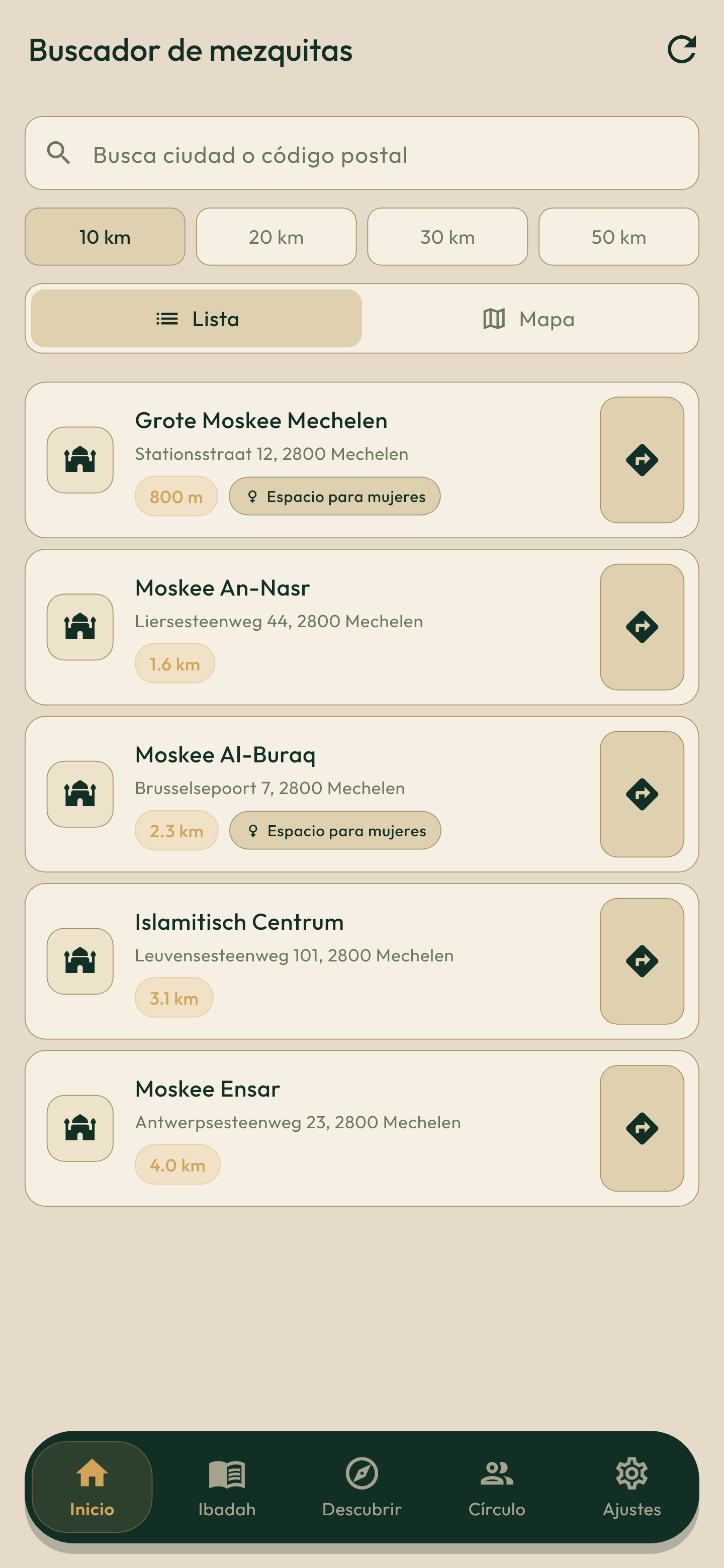 Mosque finder