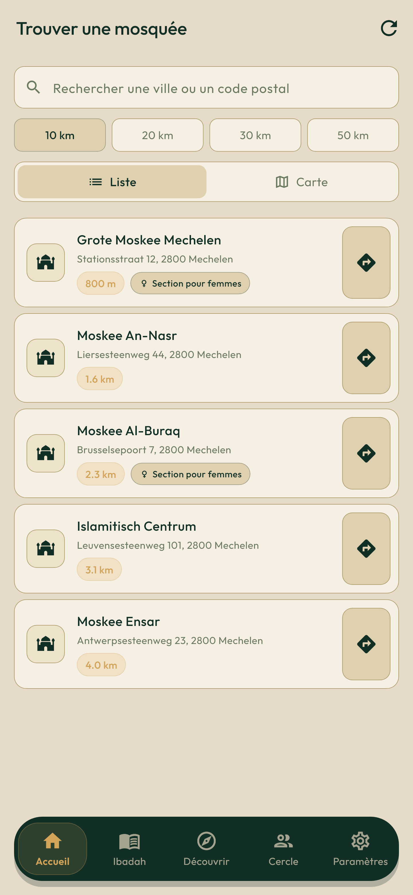 Mosque finder